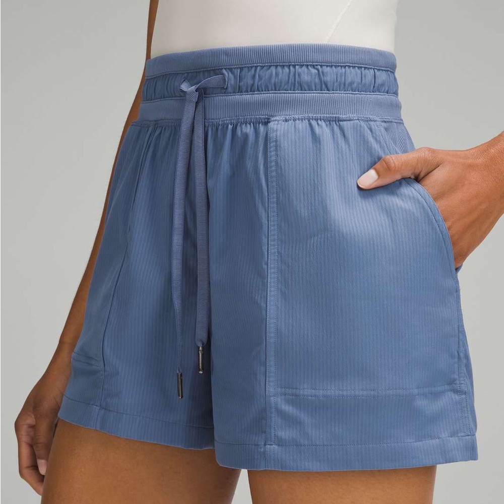 Lululemon Dance Studio High-Rise Short 3.5" in Oasis Blue